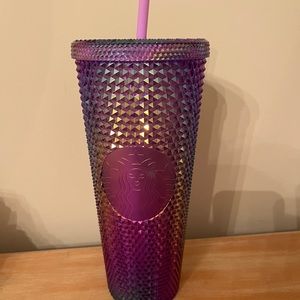 Starbucks Summer 2022. Purple Oil Slick Iridescent Venti Bling Tumbler